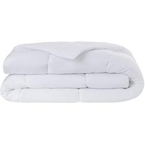 Todocama - Piumino trapuntato in fibra antiacaro, autunno-inverno, 300 g/m², Bianco, Dimensione piumino: 80 x 160 cm