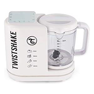 Twistshake 6in1 Baby Food Processor, frullatori e Robot da Cucina, Plastica, Bianco