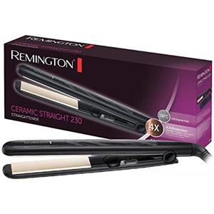 Remington Piastra per capelli Ceramic Straight - 4 Protezioni - Rivestimento antistatico in tormalina ceramica, Distribuzione uniforme del calore, Carica statica inferiore e Lucentezza setosa, S3500