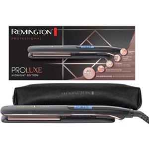 Remington Piastra Capelli - Piastre Strette in Ceramica strette Lunghe 110 mm - Tecnologia OPTIheat: risultati duraturi; Imp. Pro+ per Styling delicato; Display Dig; Riscaldamento Fast, ProLuxe S9100B