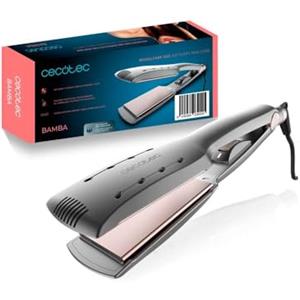 Cecotec Piastra per capelli a piastre larghe Ritualcare 950 Wet&Dry Max Care. 55 W, rivestimento in tormalina ed estratto di avocado, Pro Ionizer, adatto per capelli umidi