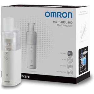 OMRON MicroAIR U100 Aerosol Portatile Mesh, Apparecchio Aerosol Silenzioso per Adulti e Bambini, Trattamento di Patologie Respiratorie Come Tosse e Raffreddore, Asma e Bpco