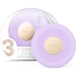 Foreo Ufo 3 Go, Dispositivo da Viaggio per Maschera Viso Antirughe, Idratazione, Terapia a Luce Rossa e LED a Spettro Completo, Termoterapia, Massaggio T-Sonic, Compatto, Lavender