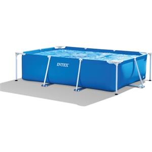 Intex 28271 Family Frame Rettangolare Cm 260X160X65 Piscina Gioco Estivo Estate Giocattolo 758, 2300 Litri, 260 x 160 x 65 cm, Blu