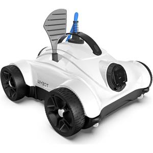 WYBOT Robot da Piscina con Motore da 150W, Potente Aspirapolvere per Piscina con 3 Cicli di Pulizia, Pulitore Automatico per Piscina con Spazzola per la Pulizia del Piano