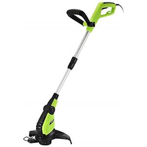 Bakaji Decespugliatore Elettrico 600 W Diametro Taglio 32 cm Tagliaerba Tagliabordi Altezza Regolabile e Testata Taglio Inclinabile Rasaerba Giardino con Filo Nylon da 8mt Incluso