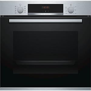 Bosch Elettrodomestici HBA534BS0 Forno Elettrico da Incasso 7 Programmi di Cottura in Acciaio Inox, 71 Litri, Inossidabile