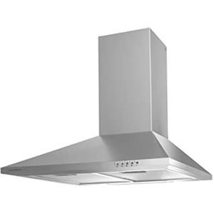 CIARRA Classe A Cappa Aspirante 60 cm CAS6201A cappa da cucina 370m3/h 3 Velocità illuminazione a LED Evacuazione Esterna/Ricircolo