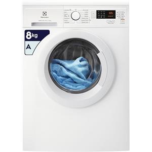 Electrolux PerfectCare 500 Lavatrice Carica Frontale 8 kg, EW2F5W82, Tecnologia TimeCare con Funzione TimeManager e Cestello per la Pulizia Delicata, Classe A, 847x597x540 mm, Bianco