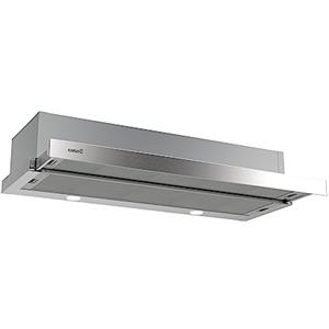 CATA TF 2003 DURALUM 900 Cappa Aspirante Cucina Pannello di Controllo Meccanico 2 Livelli di Aspirazione Illuminazione LED Extra Silenzioso Acciaio Inox Classe Energetica C 97cm