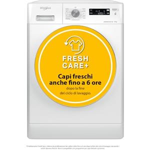 Whirlpool Ffs P8 It Lavatrice A Carica Frontale A Libera Installazione, 1200 Giri/Min, Bianco, 8 Kg