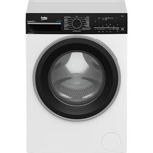 Beko - AMBT3104S - Lavatrice standard 10 kg, classe A, 1400 giri, inverter, display touch, oblò nero, display touch