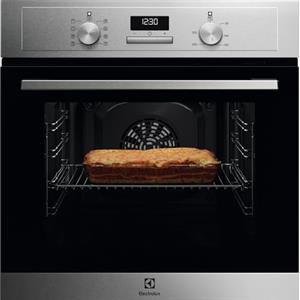 Electrolux Serie 600 Forno da Incasso a Vapore Multifunzione, Capacità 65 L, OED3H00BX, Pizza, SteamBake, AquaClean, 670 x654x635 mm. Inox, Classe A