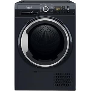 Hotpoint ARISTON Hotpoint Asciugatrice nera a pompa di calore a libera installazione, 9 kg, NTS M11 93 BLACK IT