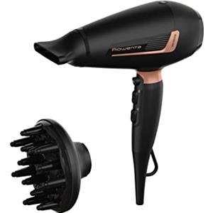 Rowenta Cv8830 Pro Expert, Asciugacapelli, 2200 W, Generatore Di Ioni, Accessori Per Styling, Impostazioni Personalizzate, Ergonomico, Nero