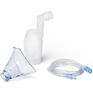 OMRON NEB6020 Maschera di ricambio per Adulti | Set di ricambi aerosol per OMRON X101 Easy e X102 Total | Include maschera per adulti, tubo dell'aria | Accessorio originale OMRON