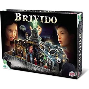 Grandi Giochi, BRIVIDO Gioco da Tavolo 6 giocatori con Personaggi e Fantasma Che Si Illumina al Buio, GHT01000, 8056379122210