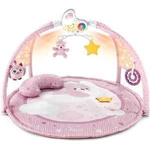 Chicco Palestrina dei Colori Rosa 3in1, Palestrina Neonato Multifunzione Elettronica con Tappeto Neonato, Proiettore Stelle, Luce Notturna Removibile e Melodie Rilassanti, Giochi Neonato 0+ Mesi