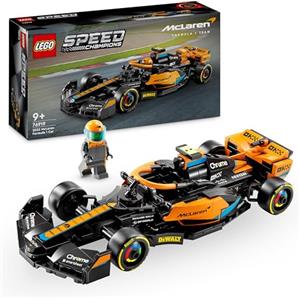 LEGO Speed Champions Monoposto da Corsa McLaren Formula 1 2023, Macchina Giocattolo F1 per Bambini e Bambine da 9 Anni, Modellino di Auto da Costruire con Minifigure del Pilota, Idea Regalo 76919