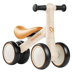 FabricBike Walker - Bicicletta Senza Pedali per Bambini a Partire da 10 Mesi - Giocattolo per Bambini e Bambine da 10 a 24 Mesi - Prima Bicicletta di apprendimento per Bebè Piccoli (Light Sand)