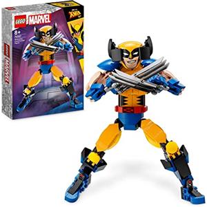 LEGO Marvel Personaggio di Wolverine, Set con Action Figure Costruibile degli X-Men con 6 Elementi Artiglio, Gioca ed Esponi gli Iconici Supereroi da Collezione 76257