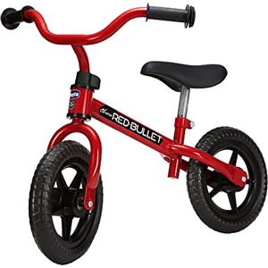 Chicco Red Bullet Bicicletta Bambini Senza Pedali 2-5 Anni, Bici Senza Pedali Balance Bike per l'Equilibrio, con Manubrio e Sellino Regolabili, Max 25 Kg, Rosso - Giochi Bambini 2-5 Anni