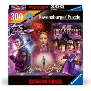 Ravensburger - Puzzle Stranger Things per Adulti, 300 Pezzi, Collezione Puzzle Moments, Idea Regalo per Lei o Lui, 27x39 cm