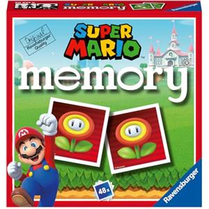 Ravensburger - Memory Super Mario, Gioco Da Tavolo, Memory Gioco per Bambini 3 Anni o più, 48 carte, 2 a 6 giocatori, Versione italiana