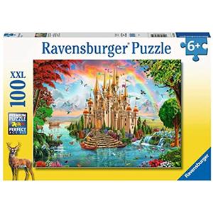 Ravensburger - Puzzle, Un Castello da Favola, 100 Pezzi XXL, Puzzle per Bambini, Età Consigliata 6+, 13285 0