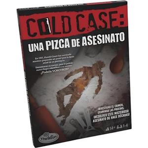 ThinkFun - Cold Case 2: Ricetta per un Delitto, Gioco Investigativo per Tutta la Famiglia, 1-4 Giocatori, Idea Regalo per Adulti e Ragazzi 14+ Anni, Edizione in Spagnolo