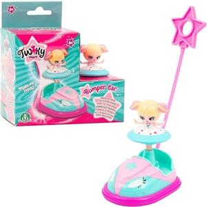 Giochi Preziosi Twiky Star - Bumper Car Set Per Far Volteggiare E Ruotare Le Twiky All'Interno Dell'Autoscontro, Include Mini Doll Twiky Dai Capelli Biondi, Per Bambini A Partire Dai 3 Anni