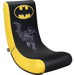 SUBSONIC Batman - Sedia gaming Rock'n'seat junior - Sedia da gioco a dondolo per bambini/adolescenti licenza ufficiale