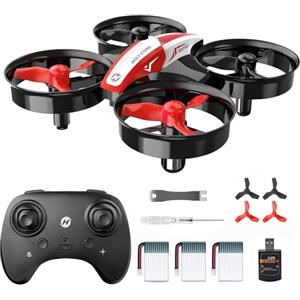 Holy Stone HS210 Mini Drone RC Quadcopter Drone per Bambini e Principianti RC Elicottero Aereo con Libreria Automatica, Flip 3D, Modalità Senza Testa e Batterie Extra Giocattoli per Ragazzi e Ragazze