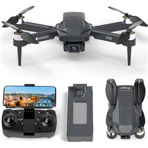 suangrc S508 Drone con Telecamera, 90°Regolabile Droni per Bambini e Principianti 720P con Video WIFI Live Quadcopter RC con Motore Brushless, Giocattoli Regalo per Ragazze e Ragazzi, Mini Drone con Borsetta