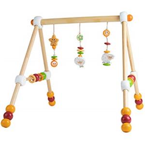 Bieco | bambini Palestrina neonato legno | palestra neonati | palestrina neonato montessori | tappeto sensoriale bambini | giocattoli legno neonati | giochi legno neonati | giocattoli legno neonati