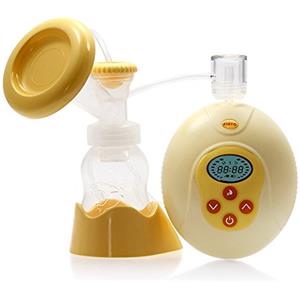 KinYo® Aspirazione: 170 - 340mmHg, 23 - 45Kpa, regolazione 9 livelli Senza BPA Set Pompa Pompetta Tiralatte Elettrico Tiralatte Set Bottiglia 140ml Materno Coppa per Seno per Gestante Allattamento Mamma Portatile