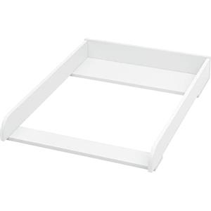 WOLTU Fasciatoio per Cassettiera 60x80x10,5cm, Fasciatoio per Neonati in MDF, Piano Fasciatoio per Comò con Profondità 48cm, Bianco