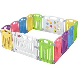 Gupamiga Box per Bambini Sicurezza Barriera Giochi Protezione indoor outdoor con 14 pannelli(classic 12+2 panel)