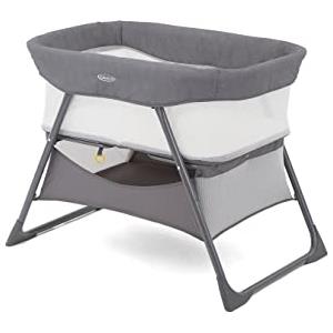 GRACO - Side-By-Side Culla fianco letto, dalla nascita fino a circa 6 mesi (0-9kg), trasportabile, Pearl