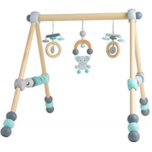 Bieco | bambini Palestrina neonato legno | palestra neonati | palestrina neonato montessori | tappeto sensoriale bambini | giocattoli legno neonati| giochi legno neonati | giocattoli legno neonati