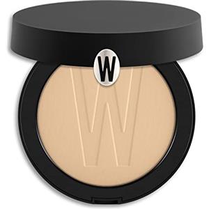 WYCON cosmetics ULTRA DEFINITION COMPACT POWDER - Cipria in Polvere compatta, Fissante con effetto seta, pelle levigata naturalmente a lunga durata - 2 LIGHT BEIGE