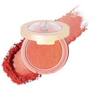 Oulac Fard Viso Glitter Arancione Polvere rossa,In Polvere,Delicato Setoso,Resistente All'acqua e Al Sudore, Lunga Durata, Finitura Opaca,Adatto a Diversi Gruppi Di Pelle,4.8g F09 Summer Flame