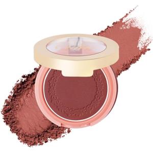 Oulac Rosso Pruguna Blush Fard Make up,Colore Ricco, Resistente All'acqua e Al Sudore, Lunga Durata, Finitura Opaca,Adatto a Diversi Gruppi Di Pelle,4.8g