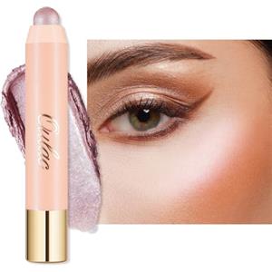 Oulac Illuminante Viso Make Up Stick - Stick Illuminante Viso, Matita Viso Illuminante, Texture Cremosa, Tonalità Light, Vegan, H3 Rosé