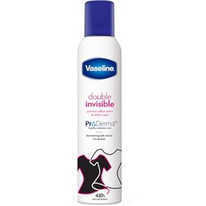 Vaseline Double Invisible Anti-traspirante per donna 250 Ml | 48h Sweat Protection & Long-lasting Freshness