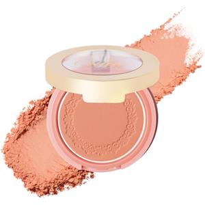 Oulac Blush Pesca Fard Make up Per Le Donne,Colore Ricco, Lunga Durata, Finitura Opaca,Cipria Tono Freddo,4.8g