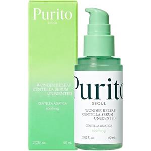 PURITO Centella Unscented Serum, Korean Centella, for All Skin Types, Ampoule, Soothing, Calming, Facial Serum for face, Vegan & Cruelty-Free, Korean Skin Care, 60ml