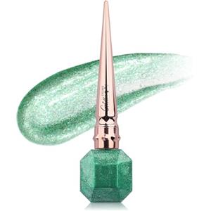 Fadvan Fine Glitter Eyeliner 06 Verde Lunga Durata Glitter Liquid Eyeliner Glitter Liquid Eyeshadow(#06)