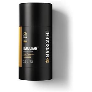 Manscaped Refining The Gentleman MANSCAPED® Deodorante UltraPremium, formula trasparente senza alluminio, confortevole con fragranza di qualità Colonia per la protezione dagli odori sotto le braccia, stick da 2,65 oz (1 confezione)