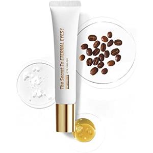 ZealSea Crema Contorno Occhi Antirughe, Riducendo le Rughe, Gonfiori e Occhiaie - Caffeine Trattamento Anti-età e Idratante per gli occhi, per Tutti i Tipi di Pelle 10ml/0,33oz